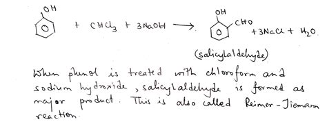 Explain Giving Equations What Happens When Chloroform Is Heated With A