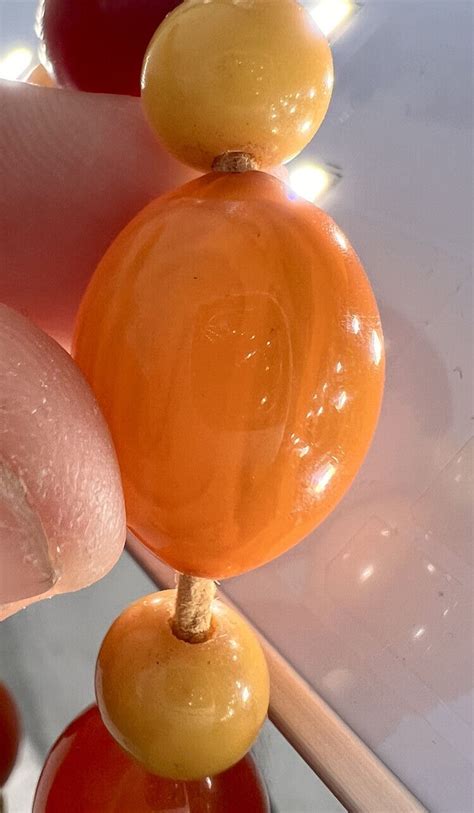 Antique Faturan Cherry Butterscotch Bakelite Amber Sw Gem