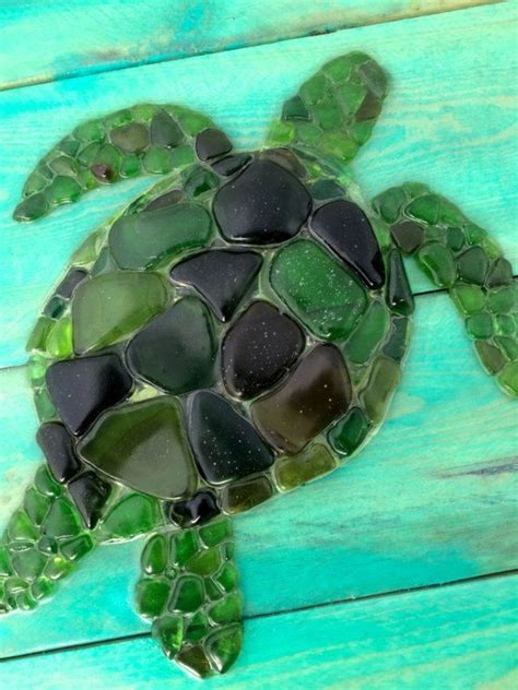 Image Result For Turtle Table Mosaic My Wedding Sea Glass Mosaic