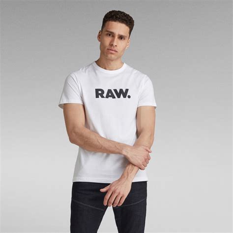 Holorn T Shirt Wit G Star RAW