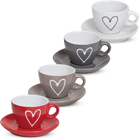 Ritzenhoff Breker Espressotassen Set 12 Tlg Alina Marron Flirt