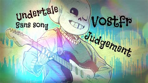 Undertale Sans Song Judgement Vostfr Youtube