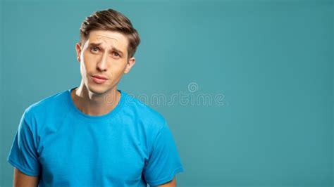 Confused Male Portrait Puzzled Face Stock Photo - Image of lost, face: 198901686