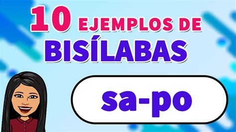 Bisilabas Ejemplos