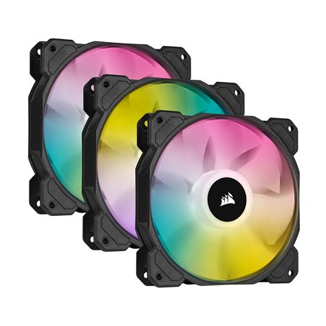 Buy Corsair Icue Sp120 Rgb Elite Performance 120 Mm Pwm Triple Fan Kit With Icue Lighting Node