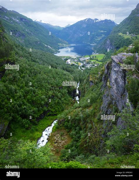 Breathtaking View Of Sunnylvsfjorden Fjord Stock Photo Alamy