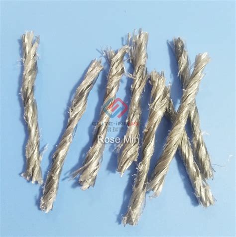 PP Polypropylene Twisted Bunchy Hybrid Fibre Fiber China PP Twisted