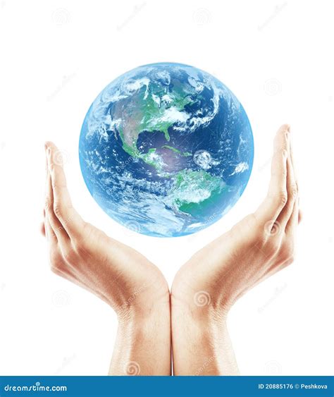 Hand Holding Earth Royalty Free Stock Image - Image: 20885176