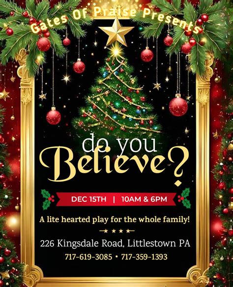 Do You Believe Christmas Play