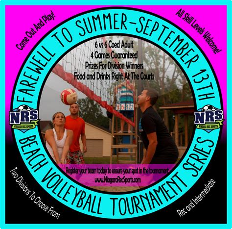 Beach Volleyball Tournaments | Niagara Rec Sports