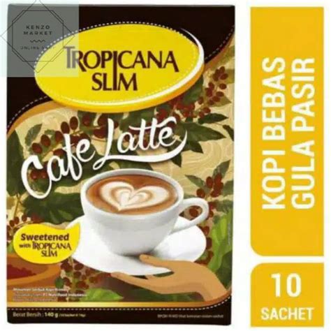 Jual Tropicana Slim Cafe Latte Sachet Shopee Indonesia