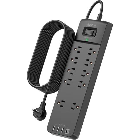 Etokfoks Outlet Power Strip Surge Protection With Ft Long