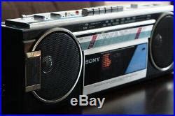 Vintage 1986 Sony Boombox Stereo CFS 260S Cassette Tape Player Recorder