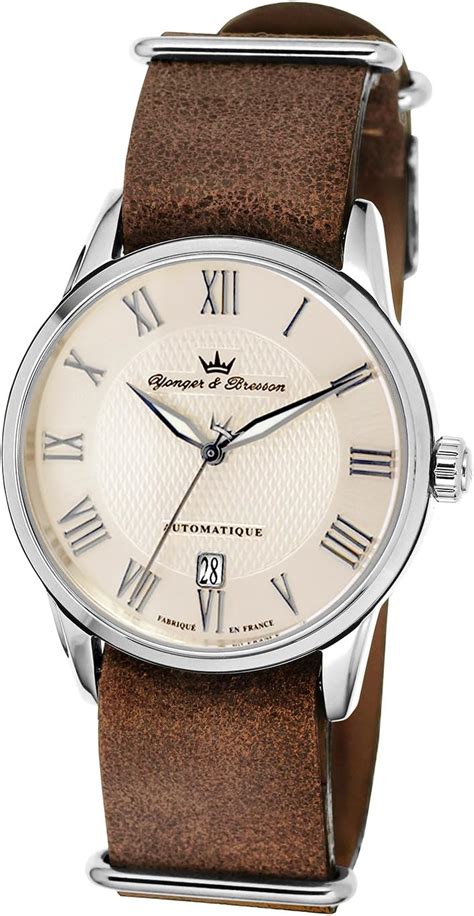 Yonger Bresson Automatique Homme Date Standard Automatique Montre Avec