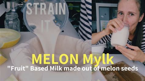 Melon Mylk Fruit Based Milk Made Out Of Leftover Melon Seeds