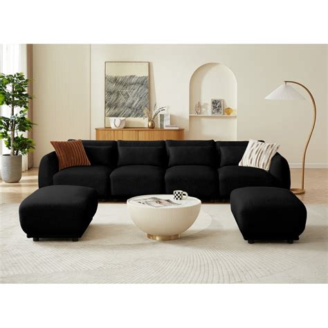 Latitude Run 6 Piece Upholstered Sectional Reviews Wayfair