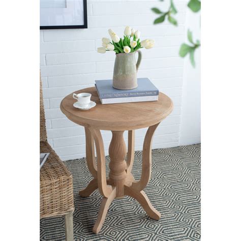 Laurel Foundry Modern Farmhouse Vancamp Solid Wood Top End Table