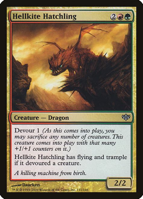 Hellkite Hatchling · Conflux (CON) #111 · Scryfall Magic The Gathering ...