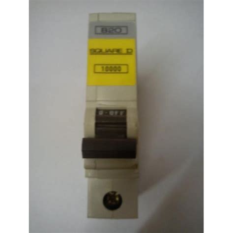 Square D QOE B20 20a Single Pole Mcb