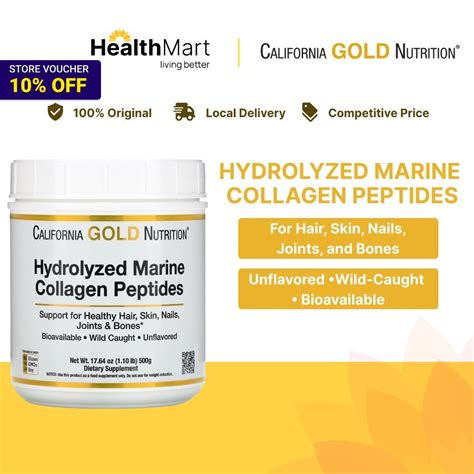 Sg California Gold Nutrition Hydrolyzed Marine Collagen Peptides