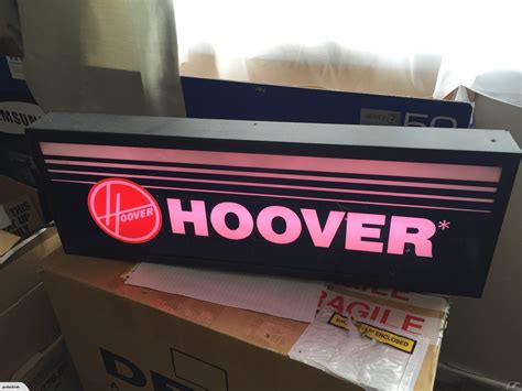 HOOVER light up sign | Light up signs, Light up, Hoover