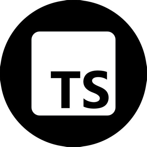 Typescript Brands Circular Icon