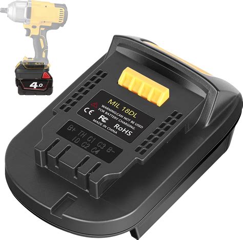 Kunlun Mil Dl Convertidor De Bater A Para Milwaukee A Dewalt