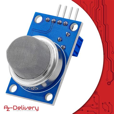 AZDelivery 3 X MQ 135 Air Quality Gas Smoke Detection Sensor Module