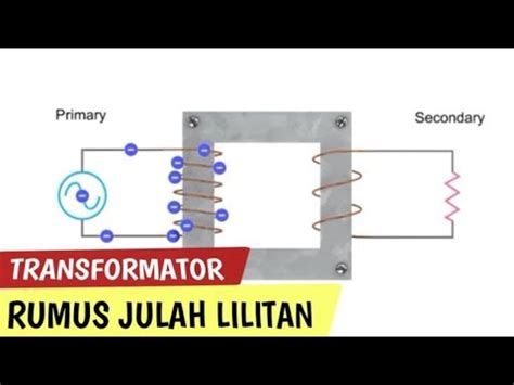 Cara Kerja Dan Rumus Jumlah Lilitan Primer Atau Sekunder Transformator