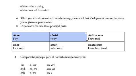 Hs Latin Ii Lesson 42 Deponent Verbs Youtube