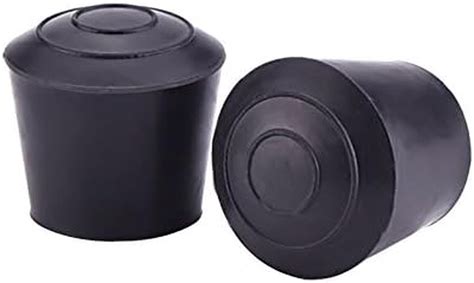 Inch Table Chair Rubber Leg Tips Caps Pack Of Black Inch