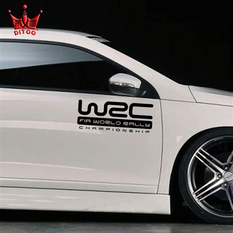 Car Styling Reflective Wrc Rally Car Sticker Side Door Sticker For Lacetti 2 Mazda 3 Vw Polo