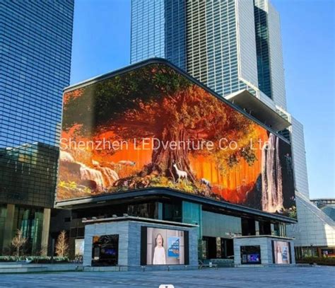 Outdoor Naked Eye 3D P3 91 Outdoor Advertising LED Display Screen