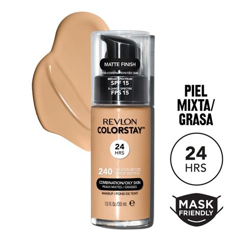 Revlon Colorstay Makeup Oily 240 Medium Beige Comprar En Laguna