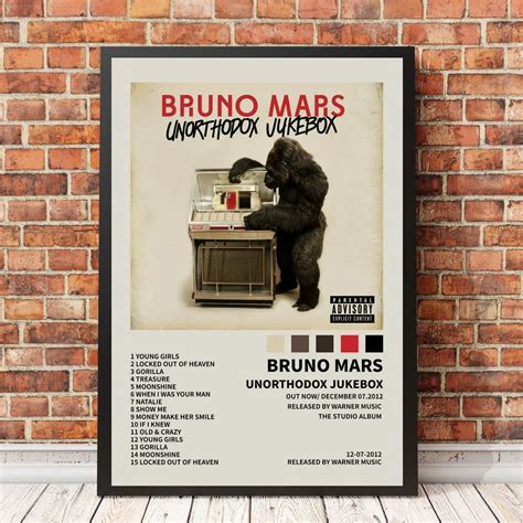 Bruno Mars Album Unorthodoxe Jukebox Songs