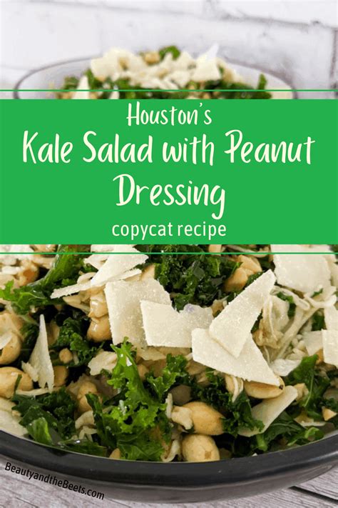 Houston S Kale Salad With Peanut Dressing