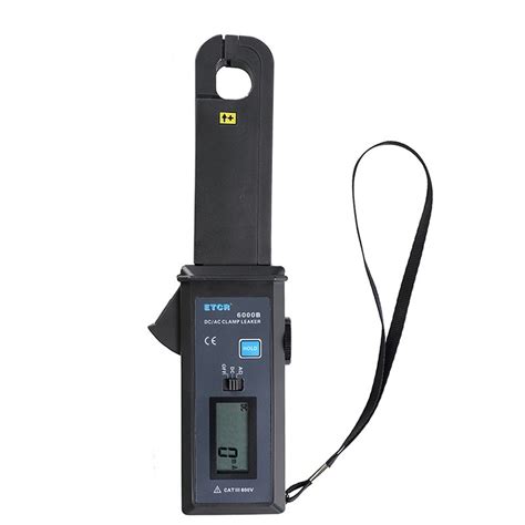 DC/AC Clamp Leakage Current Meter 0mA-60.0A Online AC Current Measuring
