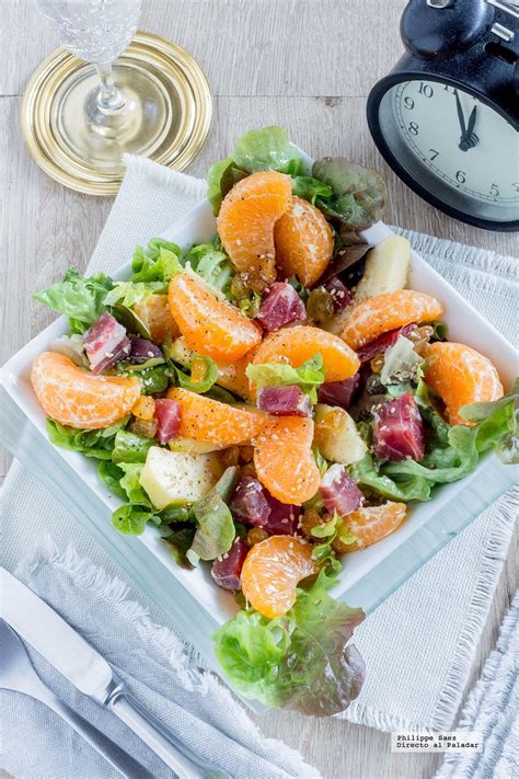 Ensalada De Mandarina Y Jamón Serrano Ensalada De Mandarina Recetas