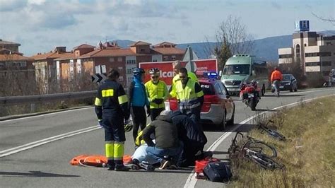 Herido Grave Un Ciclista De A Os Vecino De Anso In Tras Sufrir Una