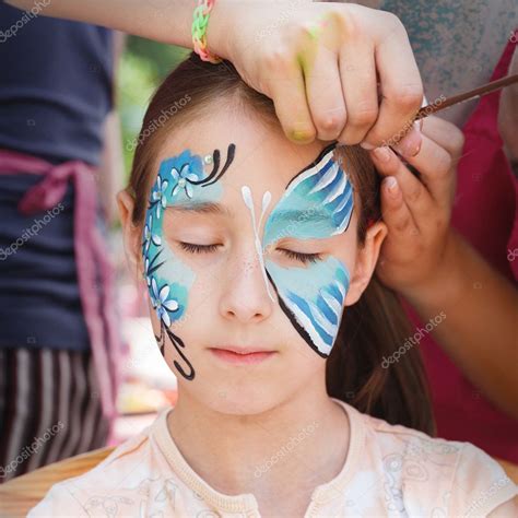 Butterfly Face Painting For Kids