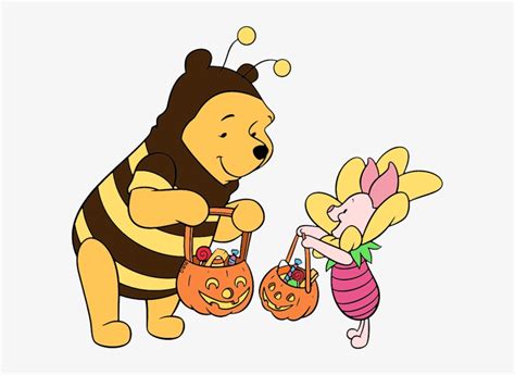 Halloween Clip Art - Pooh And Piglet Halloween - Free Transparent PNG Download - PNGkey