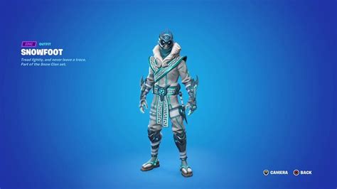 Fortnite Snowfoot Soldier Skin Preview 😱 Youtube