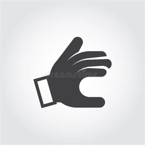 Hand Showing Ok Sign Gesture Arm Body Language Symbol Flat Sign Of