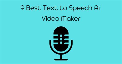 9 Best Text to Speech Ai Video Makers for YouTube in 2023 - Rav.ai