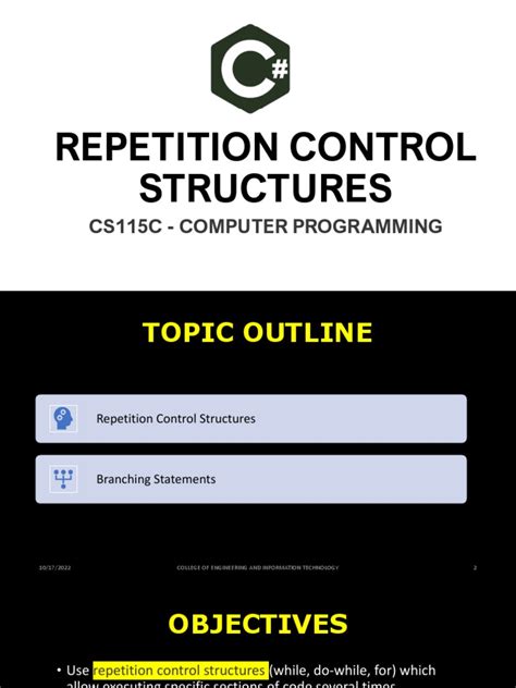 5 Cs115c Repetition Control Structures Pdf Control Flow Computing