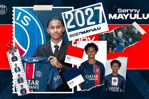 Le Paris Saint Germain Officialise Le Premier Contrat Pro De Senny