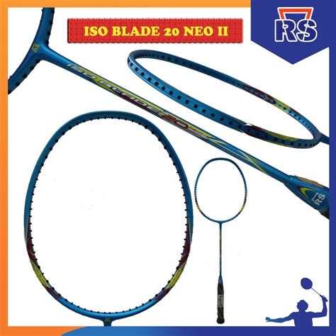 Jual RAKET BADMINTON RS ISO BLADE 20 25 30 35 NEO II FREE PEMASANGAN