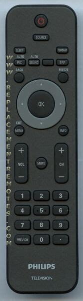 Genuine Original Philips URMT34JHG001 TV Remote Control 312124000730