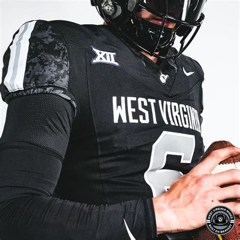 The Black Jerseys Prominently Display The Same West Virginia Wordmark