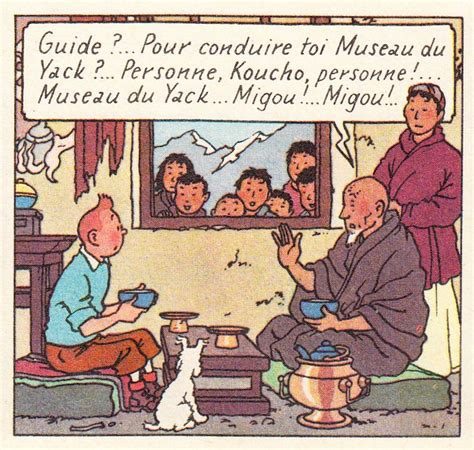 Chez Le Chef De Village Charahbang Tintin Au Tibet Herg